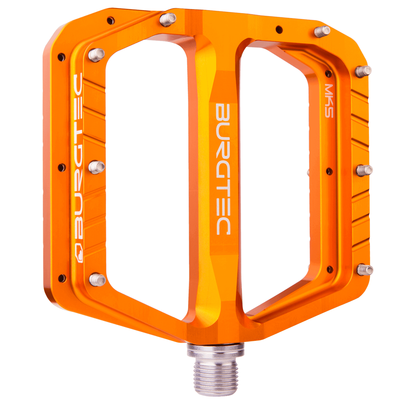 Burgtec Penthouse Flat MK5 Pedals - Steel Axles