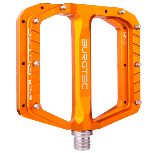 Burgtec Penthouse Flat MK5 Pedals - Steel Axles
