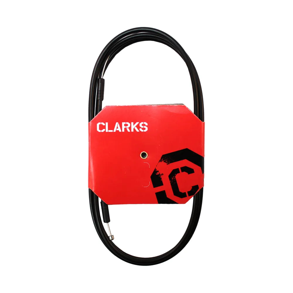 Clarks Universal SS Gear Cable W/SP4 Black Outer Casing: size