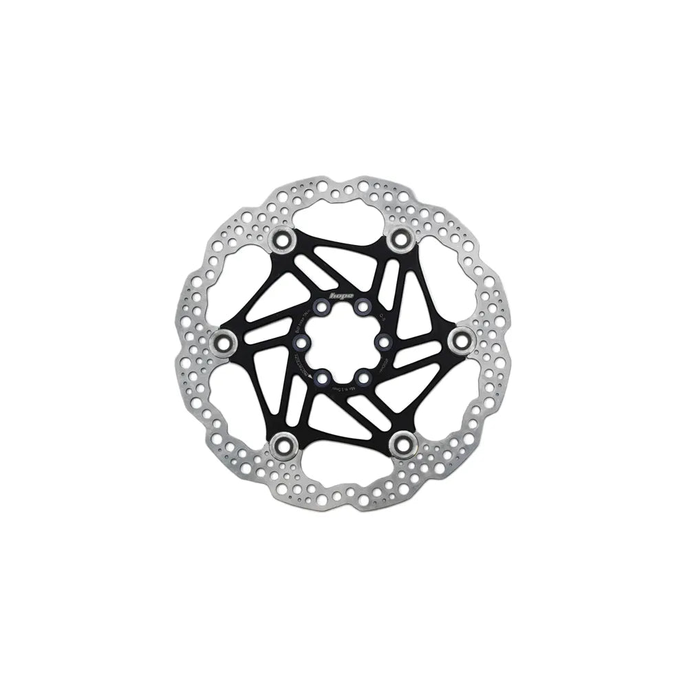 Hope Floating Disc Brake Rotor 6 Bolt - 180mm - Black