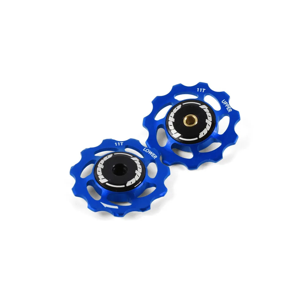 11 Tooth Jockey Wheels - Pair - Blue