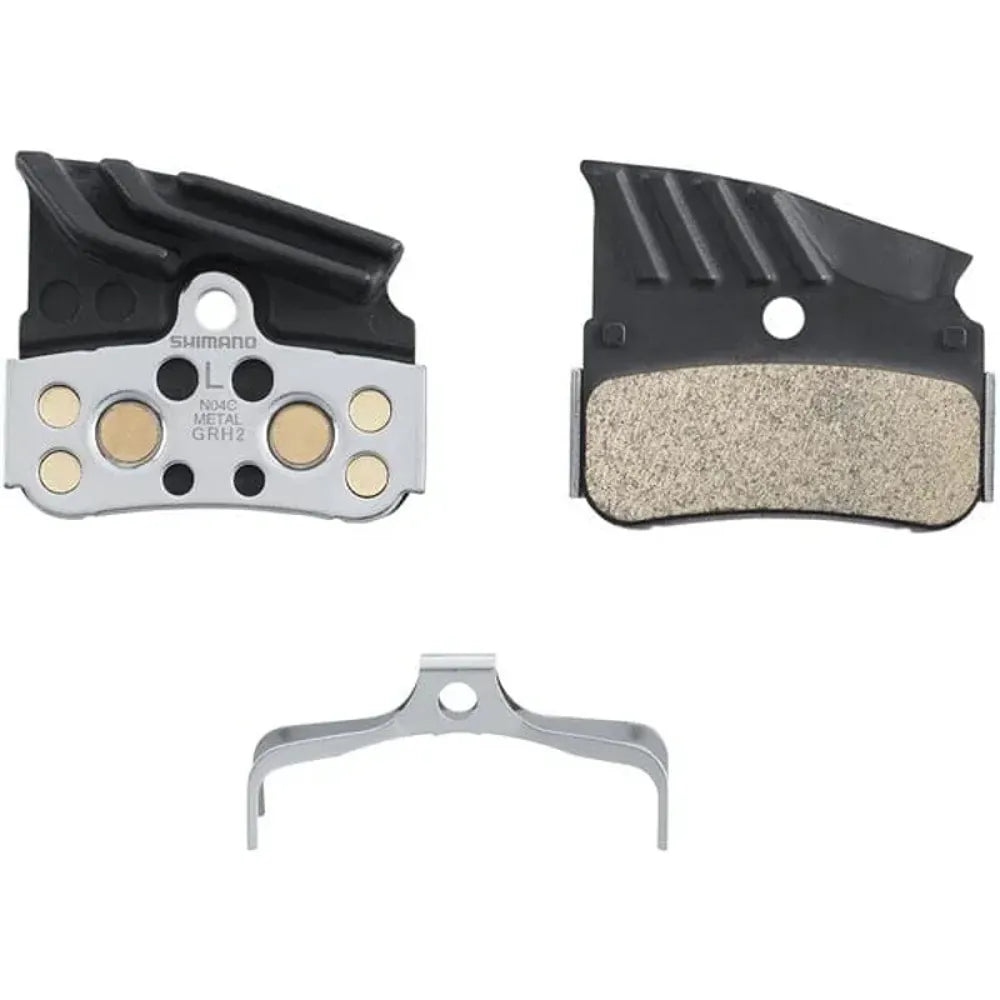 BRBX N04C Metal Pad Aly/Ss Back W/ Fin Black/ Silver one size