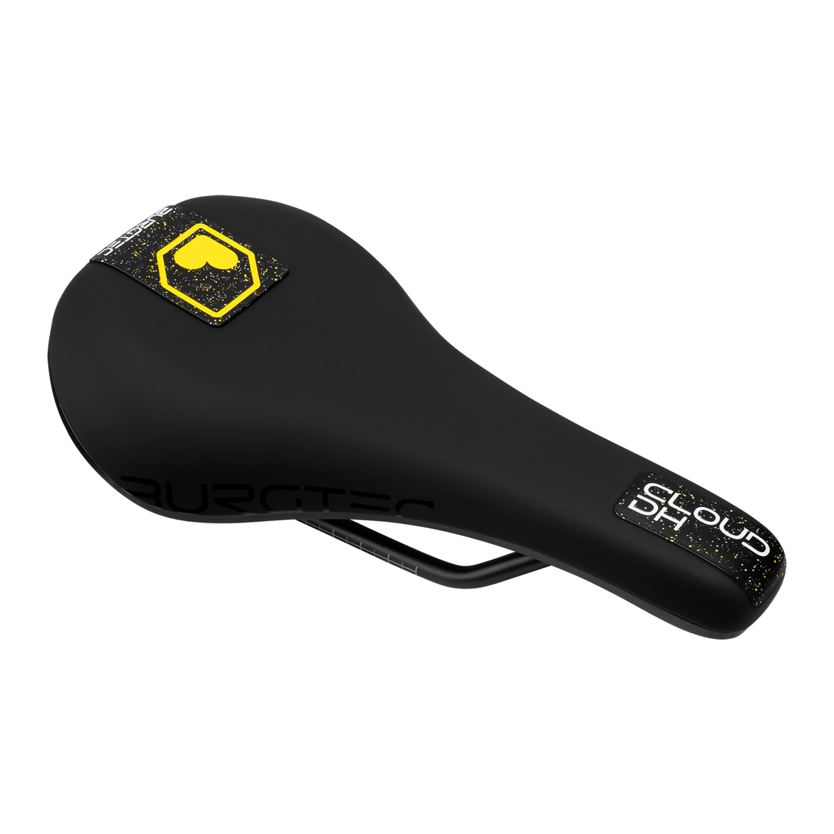 Burgtec Cloud DH Saddle in black 