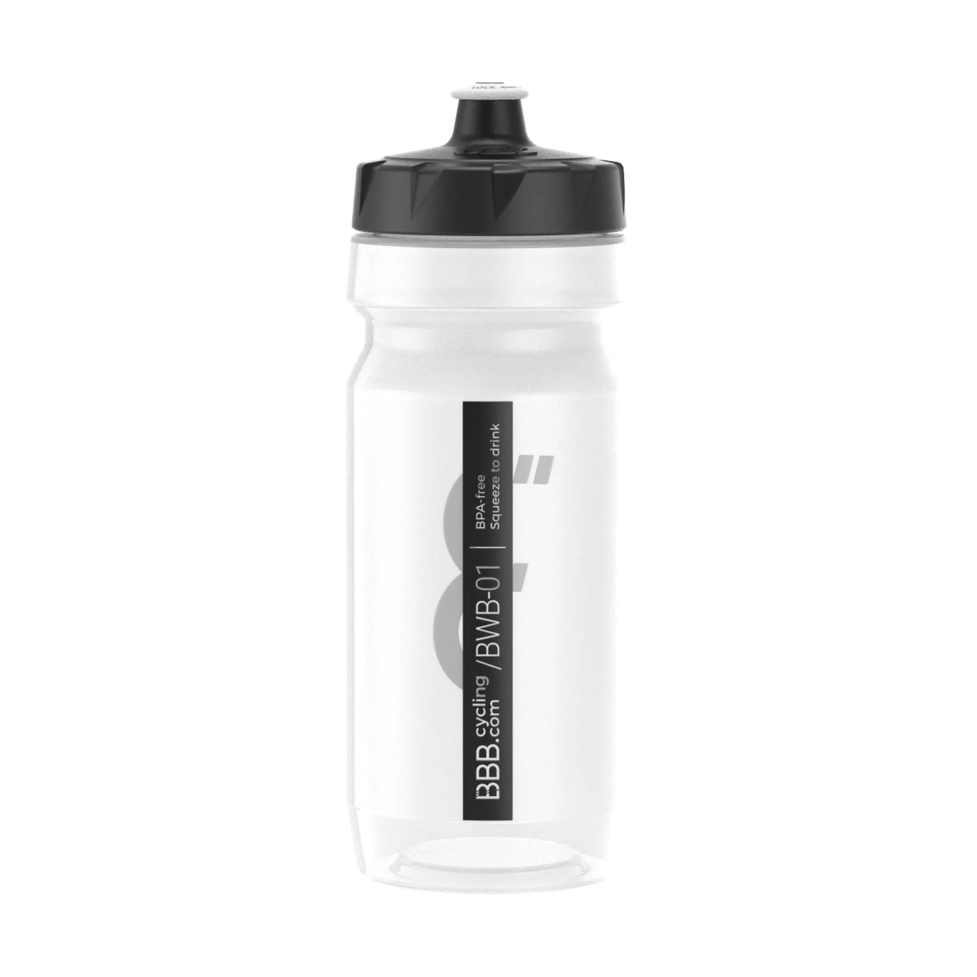 BBB CompTank Water Bottle - Clear Black - 550ml