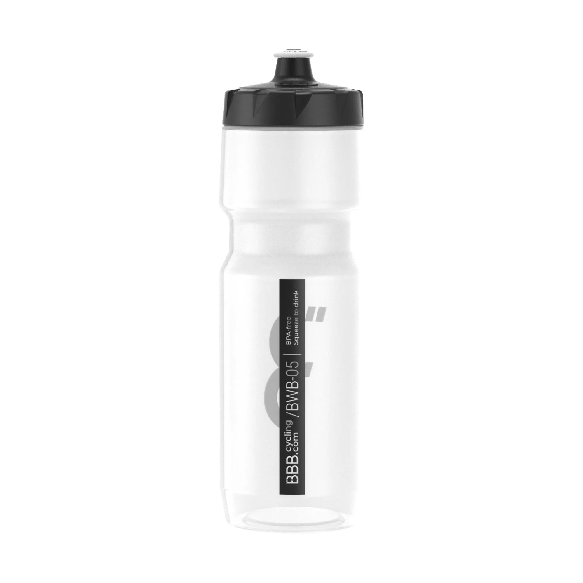BBB CompTank XL Water Bottle V2 - Clear Black - 750ml