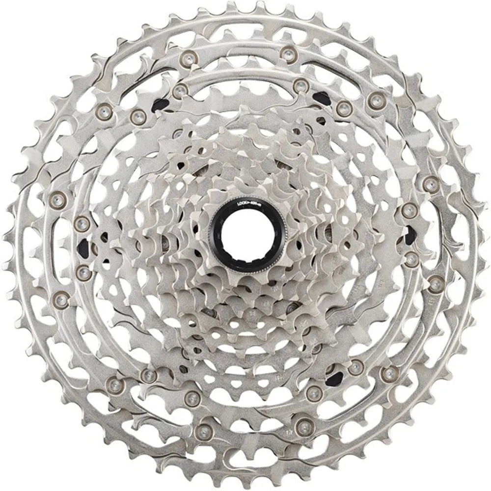CASS Deore M6100 12sp 10- 51 Silver/ Black 10 - 51 teeth