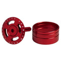 DEITY CROSSHAIR Headset Cap Kit: RED size