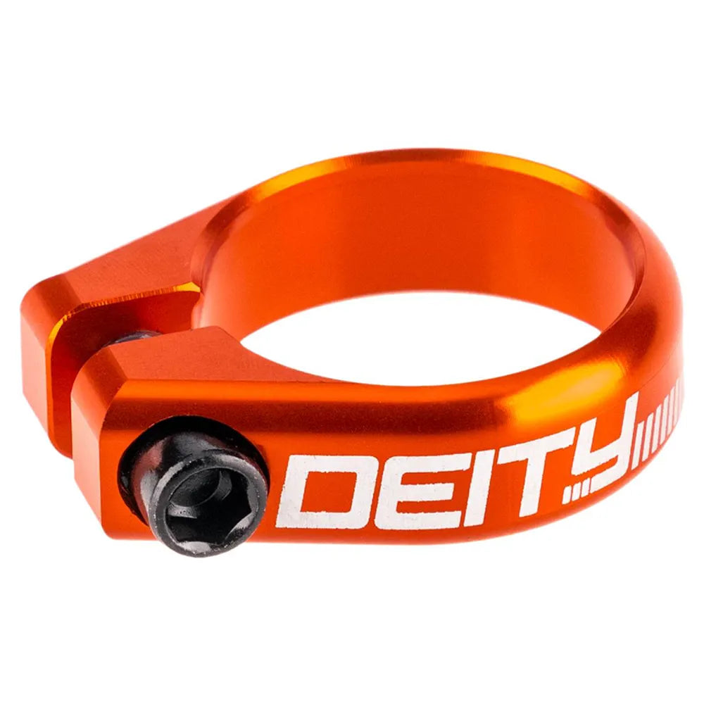 DEITY CIRCUIT Seatpost Clamp: 34. 9MM ORANGE 34.9mm