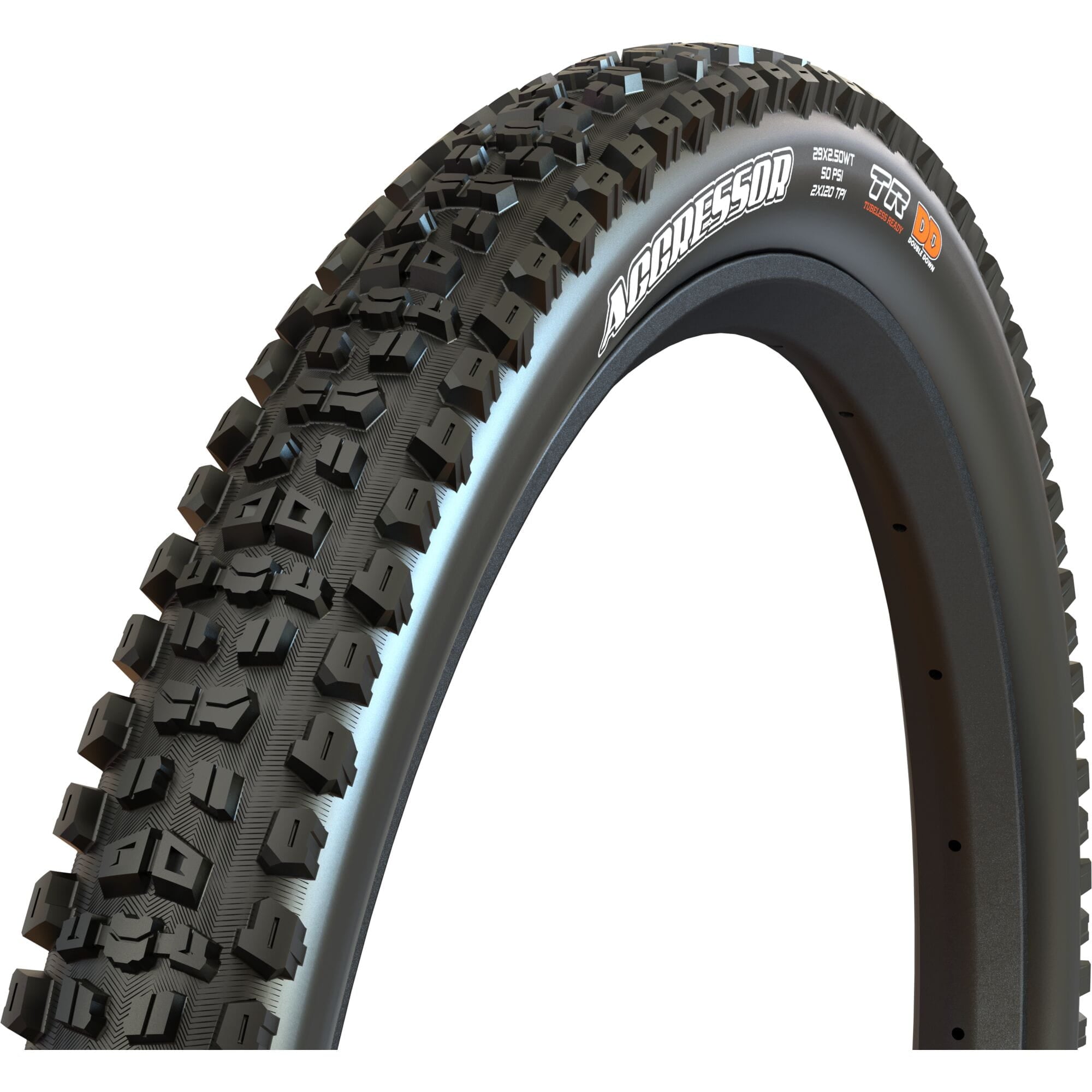 Maxxis Aggressor Tyre EXO TR Dual Compound Tyre - Black