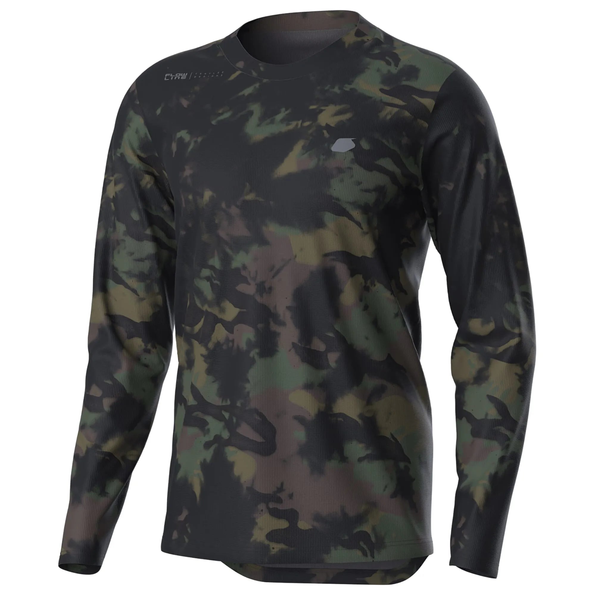 Troy Lee Designs Flowline Long Sleeve Jersey / Covert - Army Green