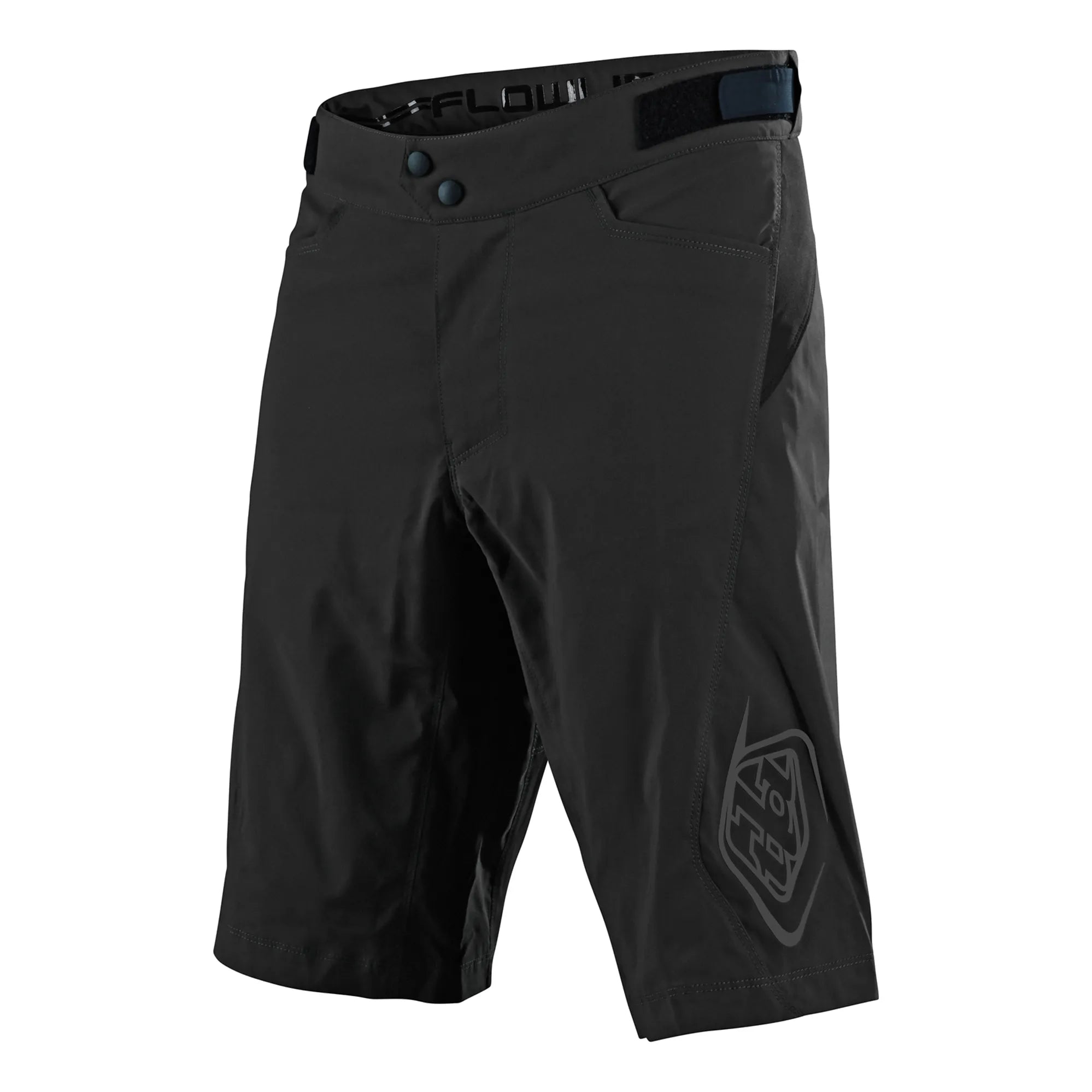 Troy Lee Designs Flowline Shorts - Shell Only - Solid Black