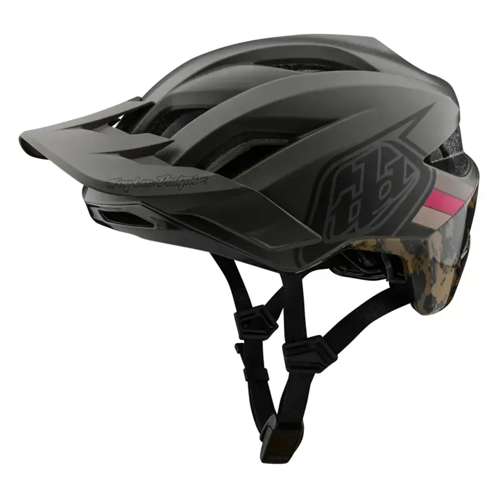 Troy Lee Designs Flowline SE Helmet - Badge - Tarmac / Oak