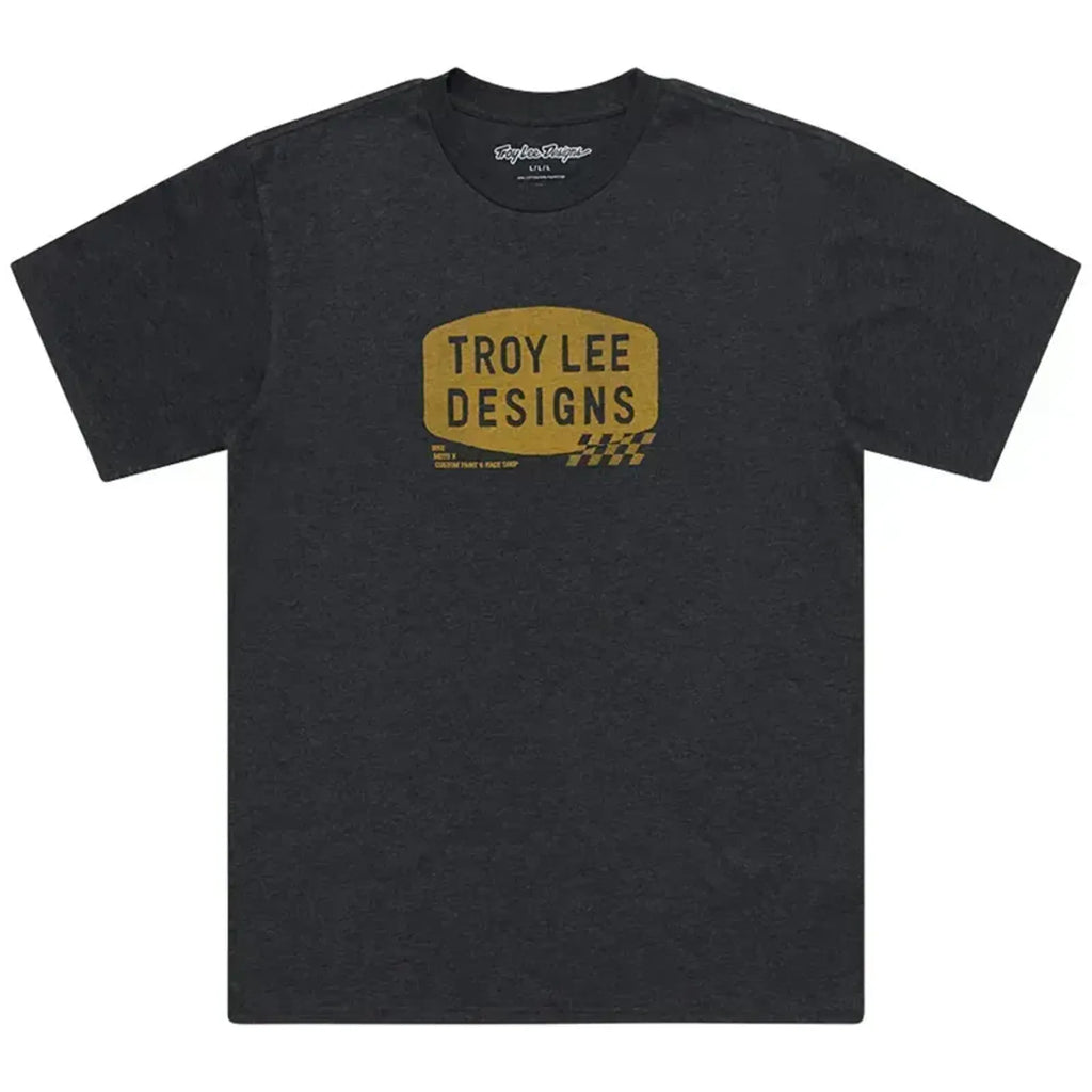 Troy Lee Designs - Short Sleeve T-Shirt - Stamp - Black Heather
