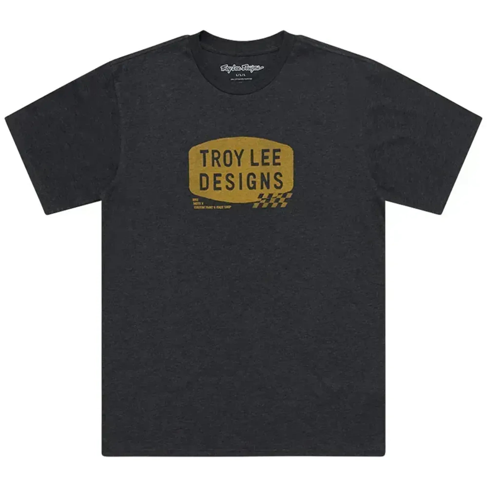 Troy Lee Designs - Short Sleeve T-Shirt - Stamp - Black Heather
