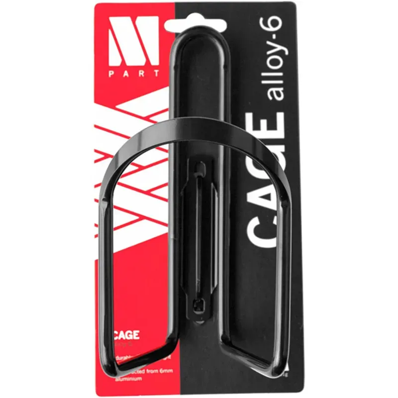 M Part Alloy-6 Aluminium Bottle Cage - Black
