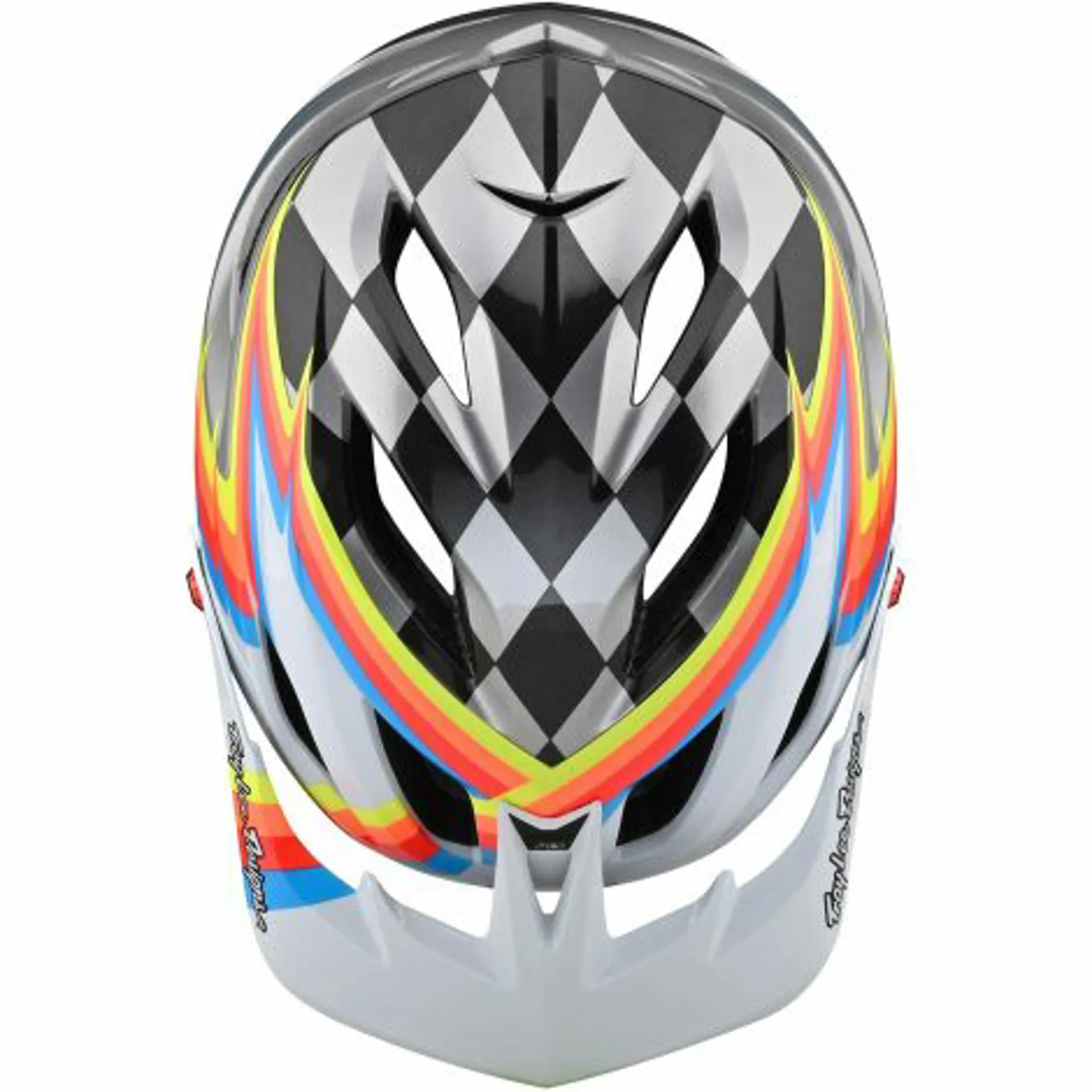 Troy Lee Designs Born From Paint A3 MIPS Helmet White Grey
